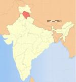 Location of Himachal Pradesh in India